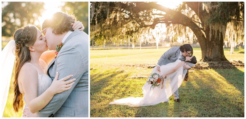 Bride and groom portraits. Taken by Ashley Dye Photography, a St. Augustine Florida Wedding Photographer.