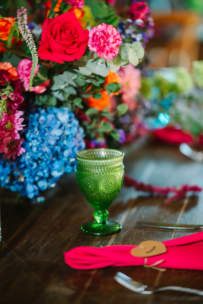 Eclectic Colorful Wedding