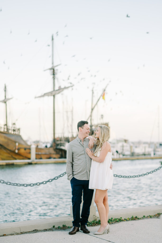 Waterfront Engagement Session In St Augustine Florida